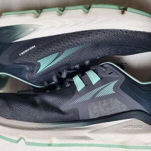 Altra Running Shoes in Black and Mint